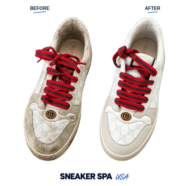 Designer sneakers before and after — Sneaker Spa USA